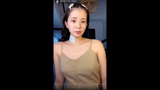 ノースリーブ美女 πちら　tiktokライブ　かわいい