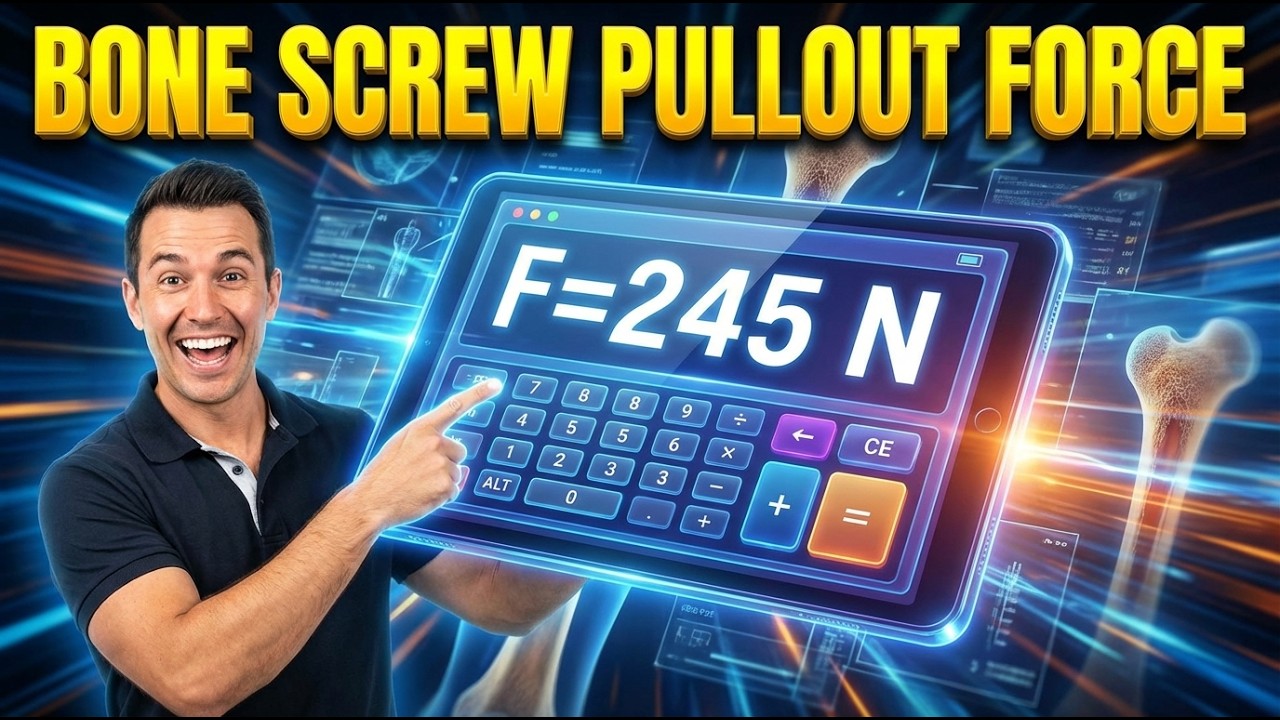 Bone Screw Pullout Force Calculator — How to Use It | Engineering Tool