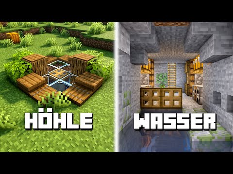 3 einfache Minecraft Starter Base Ideen | LarsLP