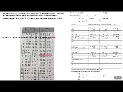 SHS Ort aus 3 Höhen Astronavigation Sporthochseeschifferschein ohne Versegelung