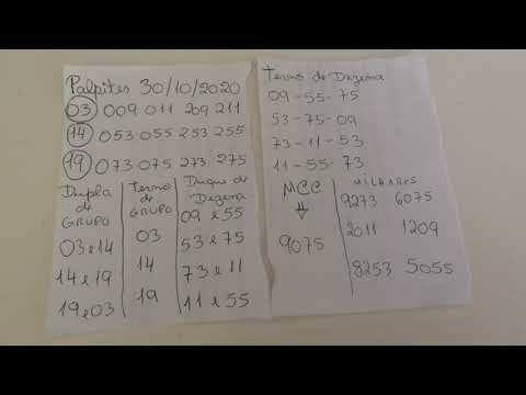 Palpites Jogo do Bicho 30 10 2020 TODOS os Estados!!!