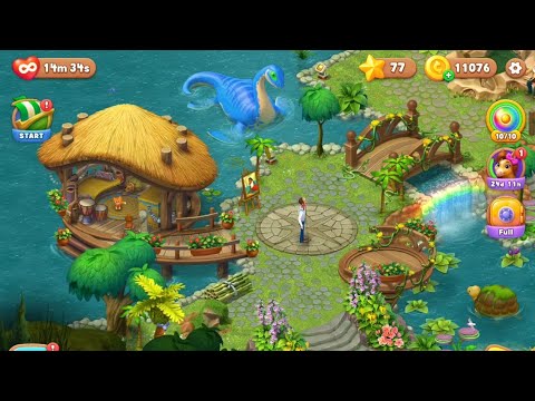 Gardenscapes🍃 | 77 Stars⭐ | Let’s Build My Garden🌸 | 2452 Level