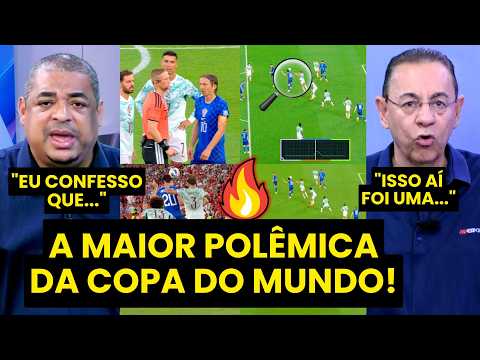 “NÃO!!! NÃO É POSSÍVEL!!! EU TE FALO QUE…” MAIOR POLÊMICA DA COPA GERA DEBATE | PORTUGAL x CROÁCIA
