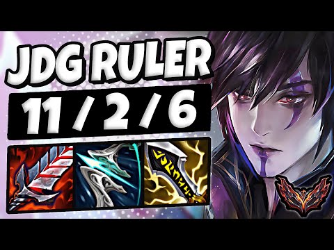JDG Ruler Aphelios ADC vs Varus [ Triple Kill ] Patch 13.5 Korea Grandmaster ✅