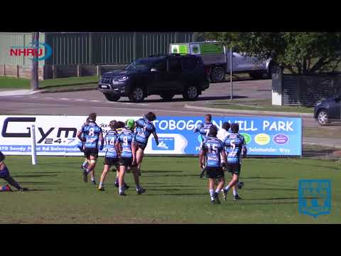 2018 NHRU Round 11 Colts Highlights   Nelson Bay v Hamilton