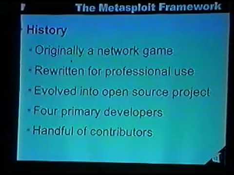 Spoonm   Metasploit Hacking Like in the Movies Black Hat - USA - 2004