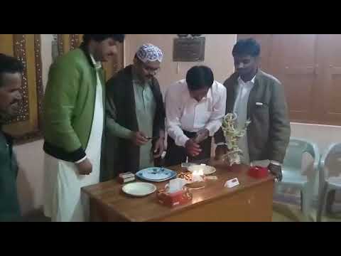 Salgrih cake of Sanam H @ chamber Moro Senior advocate Sain M Ali Bhutto, Hakim Ali jiskani advocate