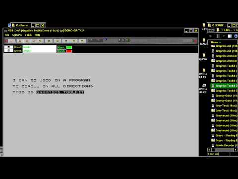 Graphics Toolkit Demo 19xx  SINCLAIR ZX80 ZX 80 ZX81 ZX 81 Science of Cambridge Ltd