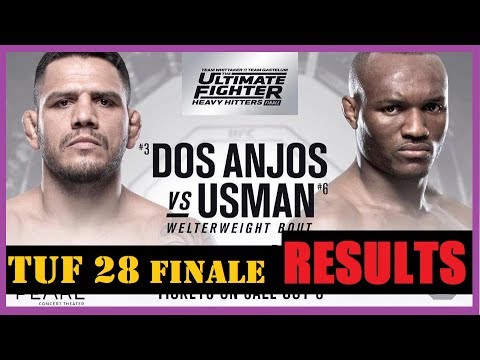 THE ULTIMATE FIGHTER - TUF 28 FINALE RESULTS