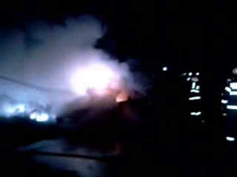 Masina in flacari la Osorhei