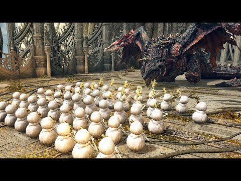 50 Oracle Envoys Vs New Bosses ⚔️ Monstrous Band ⚔️ Elden Ring Shadow of The Erdtree DLC