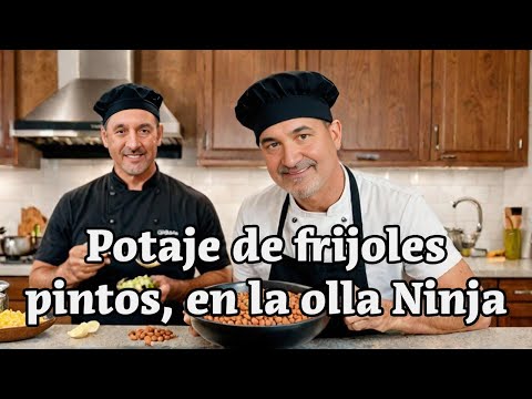 Potaje de frijoles pintos, en la olla Ninja Foodi