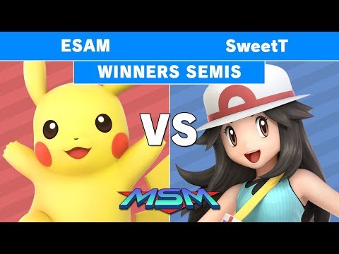 MSM 179 - PG | Esam (Pikachu) vs SweetT (Pkmn Trainer) Winners Semis - Smash Ultimate