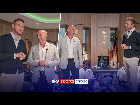 Stuart Broad and Nasser Hussain take us inside the England dressing room at The Oval 🎥