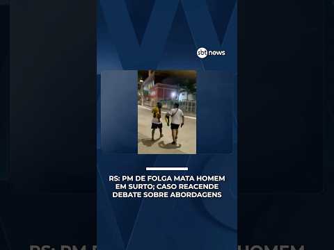 Morte após disparo de PM no RS reacende debate sobre abordagem em surtos psiquiátricos |#SBTNotícias