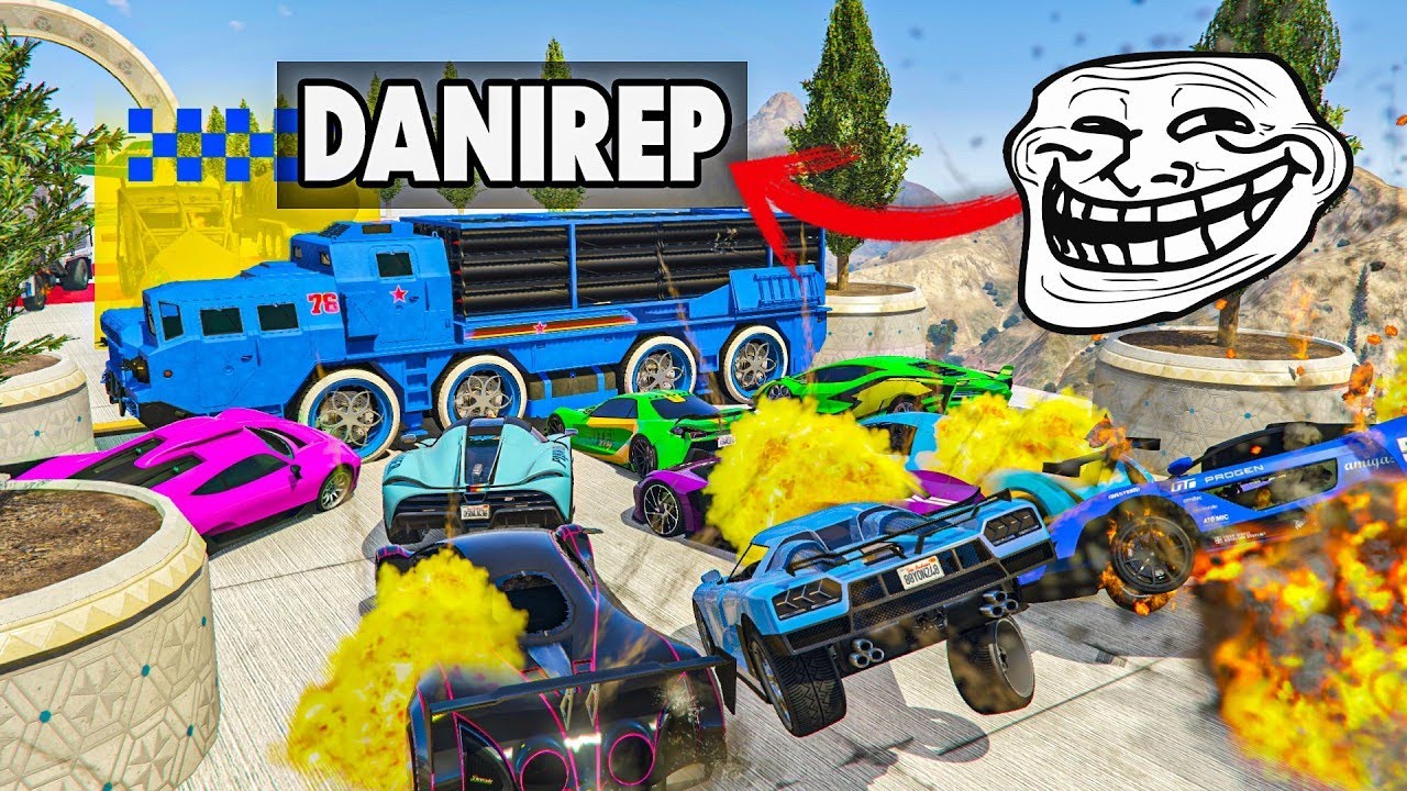 CARA A CARA CON COCHES ALEATORIOS Y EL ÚLTIMO EXPLOTA! BLOQUEO LA CARRERA!! - GTA 5 ONLINE