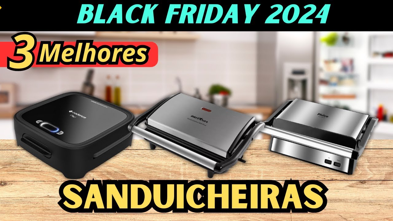 Top 3 MELHORES Sanduicheiras 2 em 1/Qual a MELHOR Sanduicheira Grill para Comprar na Black Friday?