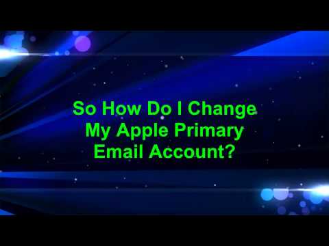 Changing Apple Email