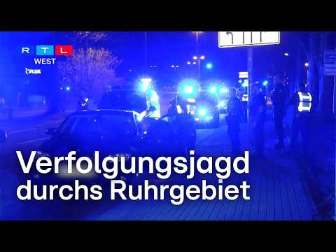 Verfolgungsjagd durchs Ruhrgebiet! 18-Jährige fliehen vor der Polizei | RTL WEST