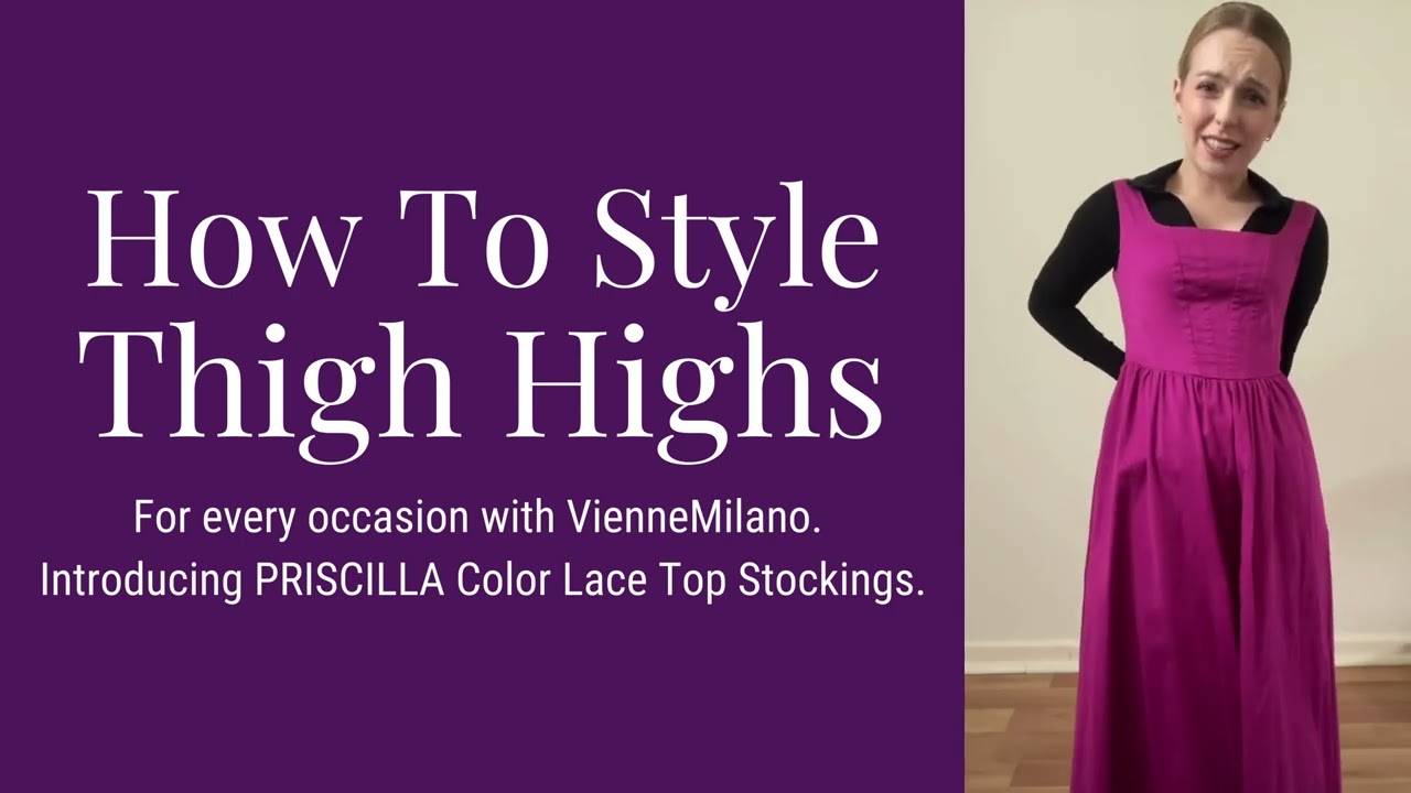 How To Wear Black Sheer Thigh Highs for Any Occasion