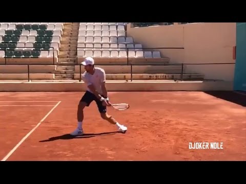 Novak Djokovic Practice on Clay 2017 (HD)