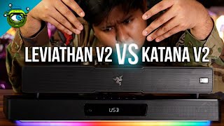 Which Soundbar Is Better? | Razer Leviathan V2 or Creative Katana V2 Head To Head