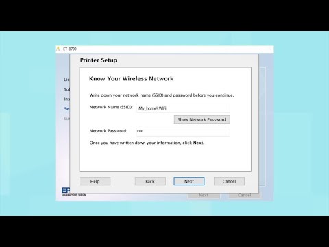 Connecting Your Printer to a Wireless Network Using the Control Panel