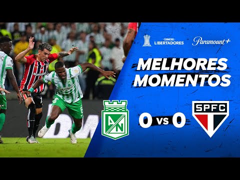 Gols e lances de Atlético Nacional x São Paulo
