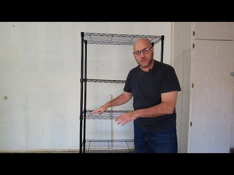 Amazon Basics 5-Shelf Adjustable, Heavy Duty Storage Shelving Unit