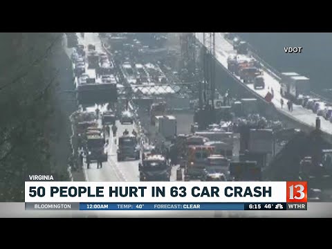 63 Car Crash in Virginia