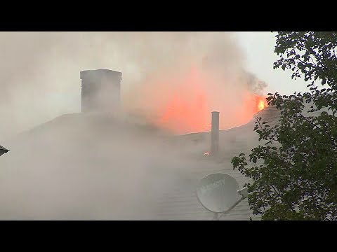 Watertown fire possibly sparked by lightning strike