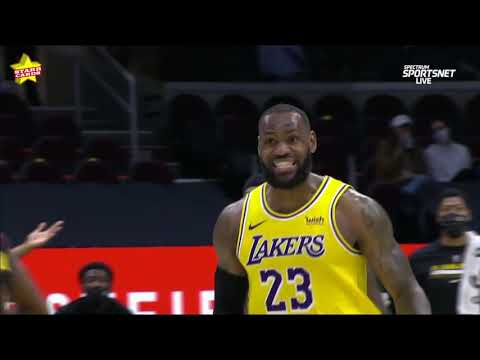 LeBron James breaks out chalk toss at Cleveland, tallies 46 points and epic block in Lakers win