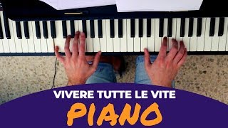 Vivere Tutte Le Vite (Piano Cover) Elisa, Carl Brave