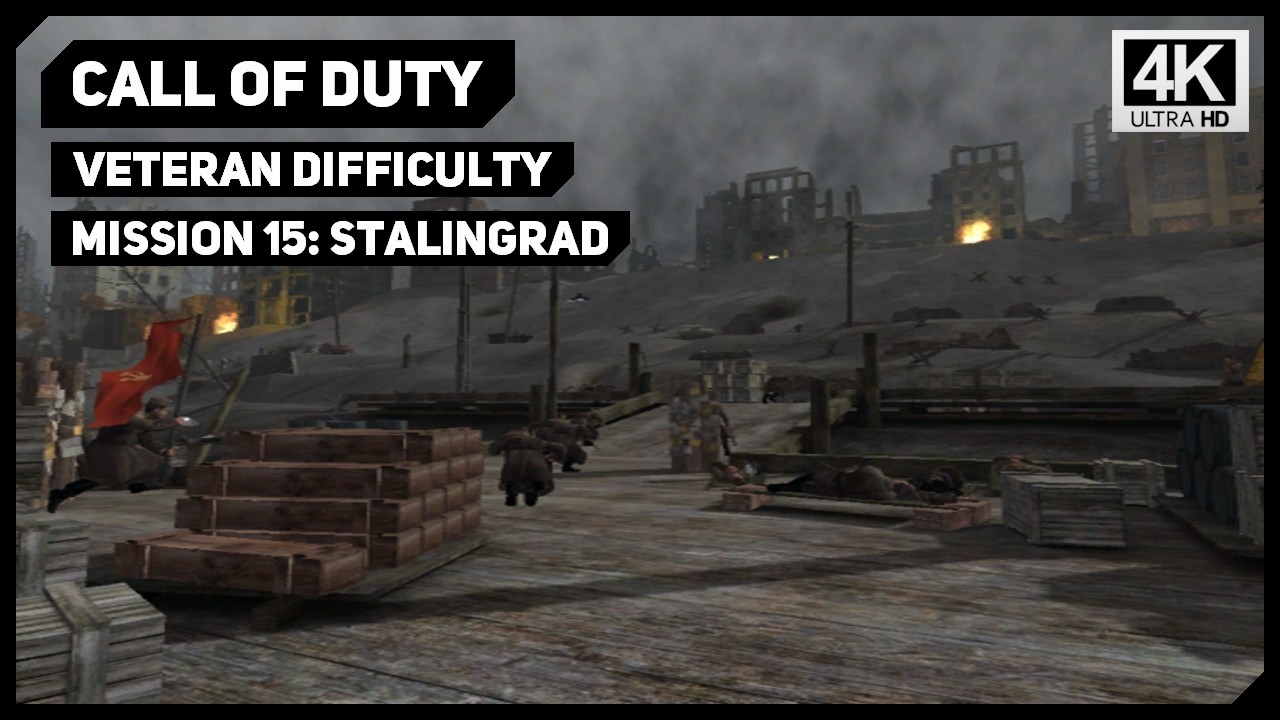 Call of Duty - Mission 15 - Stalingrad - Veteran Difficulty - 4K - YouTube
