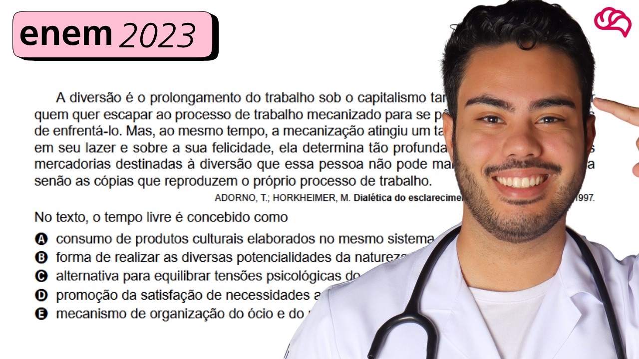 Resolução em Vídeo — Questão 55 ENEM 2023