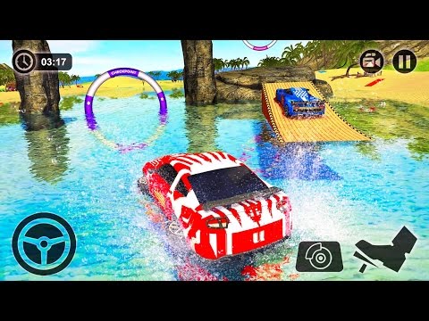Floating Water Car Driving-Best Android Gameplay HD #2