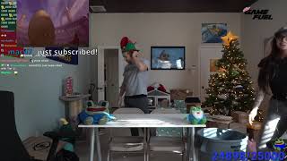 Mizkif's sister standing up on stream! (GONE WRONG)