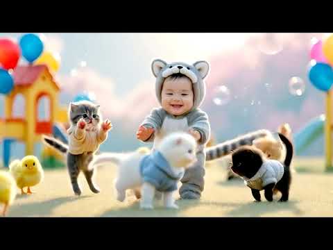 KUTU MA KUTU VIRAL SONG - DANCING CATS & BABY FUN - KUTUMA KUTU