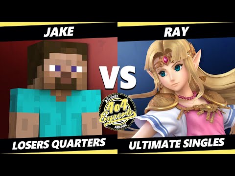 4o4 Smash Night 61 Losers Quarters - Jake (Steve) Vs. Ray (Zelda) SSBU Ultimate Tournament