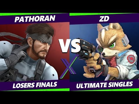 Smash Ultimate Tournament - ZD (Fox)  Vs. Pathoran (Snake) - S@X 298 SSBU Losers Finals