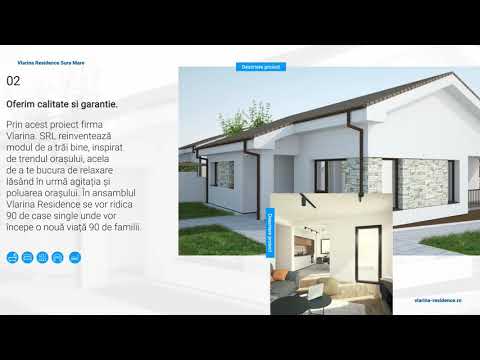 Vanzare de case la cheie. Cartierul de case Vlarina Residence, Sibiu, Sura Mare.