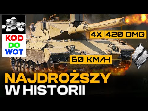 NAJDROŻSZY CZOŁG W HISTORII *POZYCJA 999 IQ* + KOD BONUSOWY