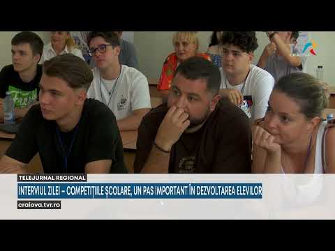 INTERVIUL ZILEI – COMPETIȚIILE ȘCOLARE, UN PAS IMPORTANT ÎN DEZVOLTAREA ELEVILOR