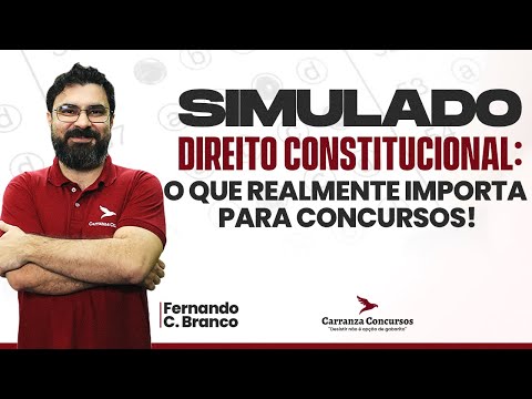Concurso: Simulado de Direito Constitucional | Questões que Mais Caem