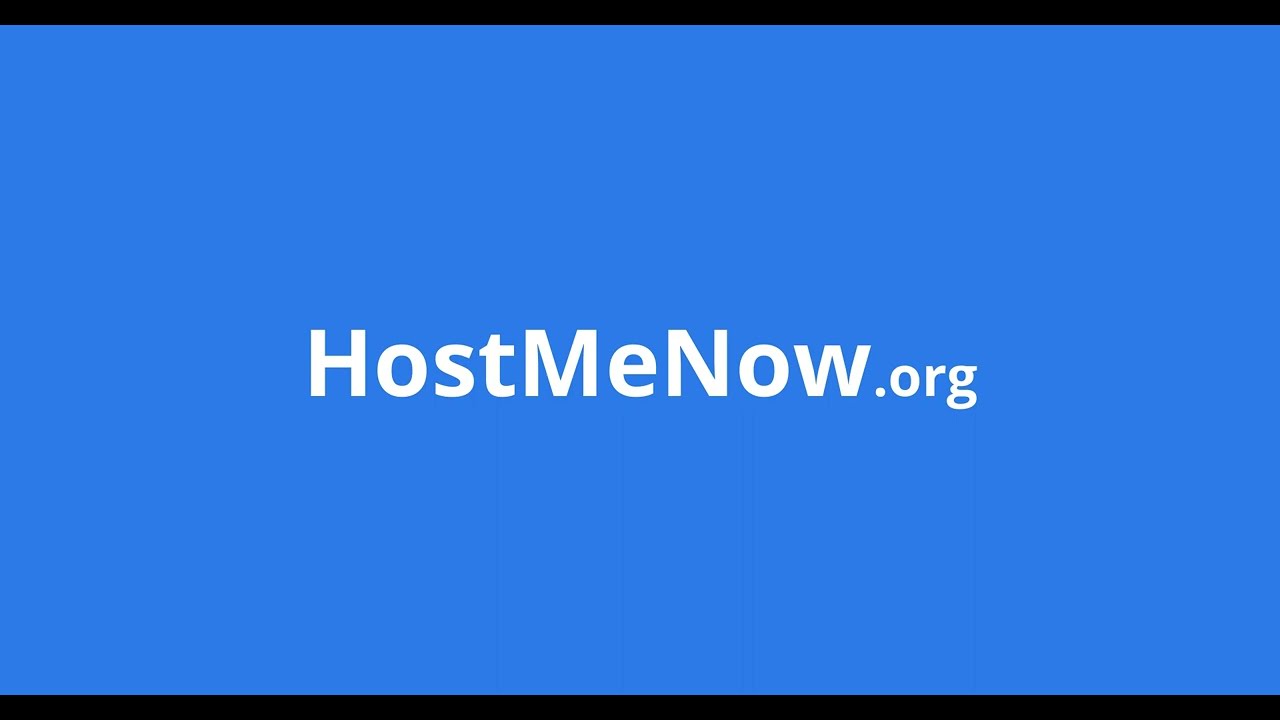 HostMeNow video