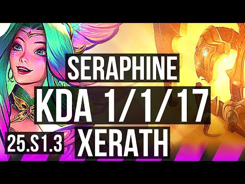 SERAPHINE & Miss Fortune vs XERATH & Jinx (SUP) | KR Diamond | 25.S1.3