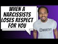 Why do Narcissists LOSE RESPECT for you