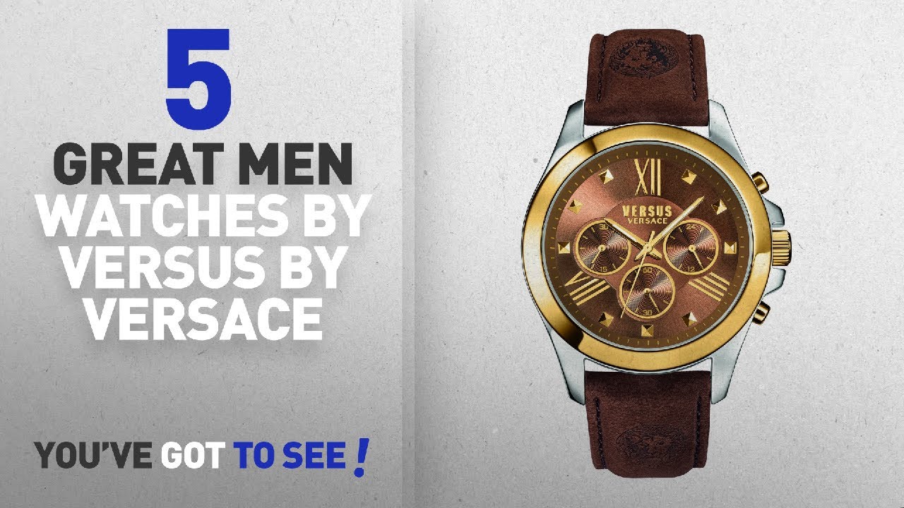 Top 10 Versus By Versace Men Watches [ Winter 2018 ]: Versus by Versace Men's SBH030015 Chrono Lion