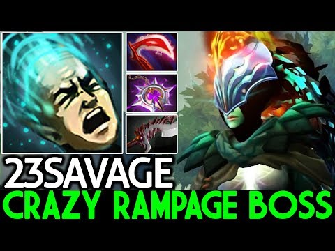 23SAVAGE [Phantom Assassin] Crazy Rampage Boss Totally Outplays 32 Kills 7.22 Dota 2