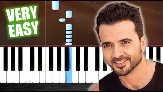 Despacito - Piano Tutorial but it's TOO EASY (almost everybody can play it)